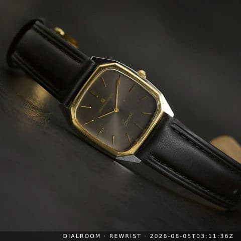 Universal Geneve Triumph | Charcoal Dial | Two-Tone Octagonal Case