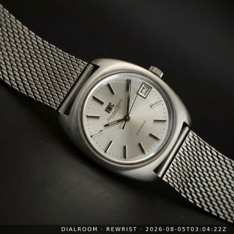 IWC Schaffhausen Electronic | Tuning-Fork | Silver Dial | Steel Cushion
