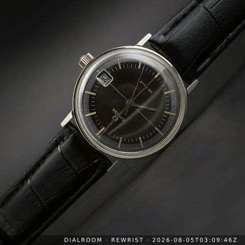 Omega De Ville | Black Dial | Stainless Steel | Date