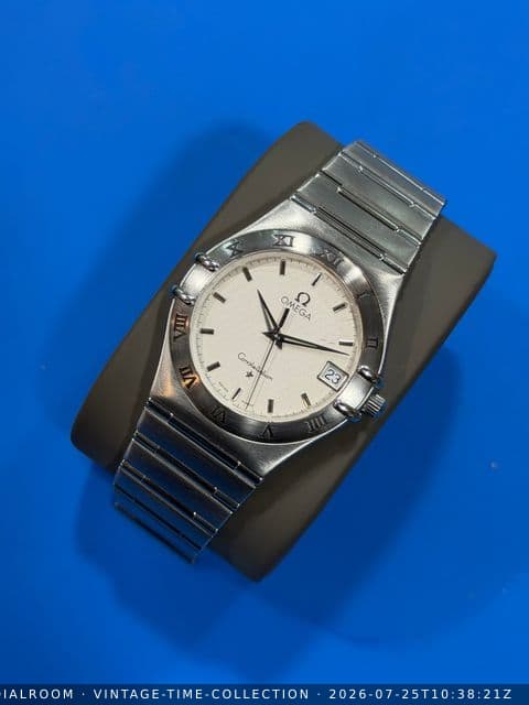 Vintage Omega Constellation White Dial with Date Men’s Wrist Watch