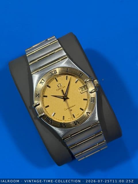 Omega Constellation Two Tone Watch