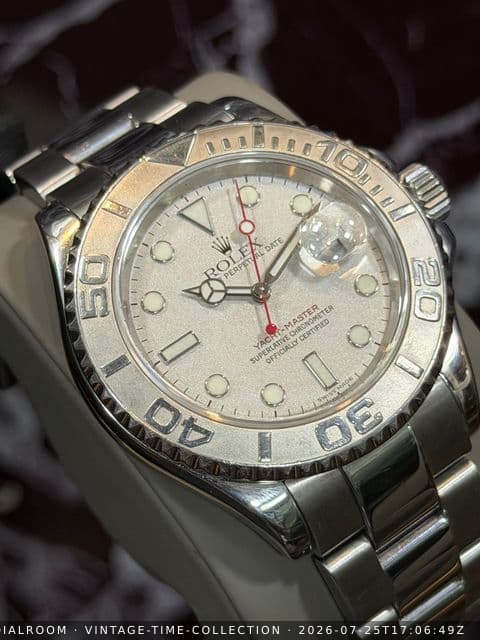 Vintage Rolex Yatch Master 40MM Grey Dial Oyster Perpetual Automatic Men’s Watch