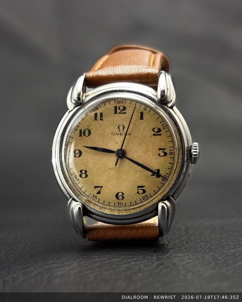 Omega Art Deco 1940s vintage watch