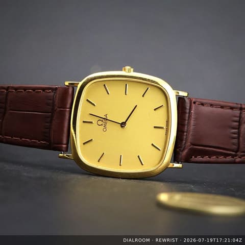 Omega De Ville - Gold Cushion NOS