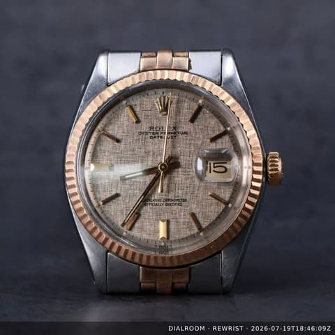 Rolex Datejust Grey Linen Dial