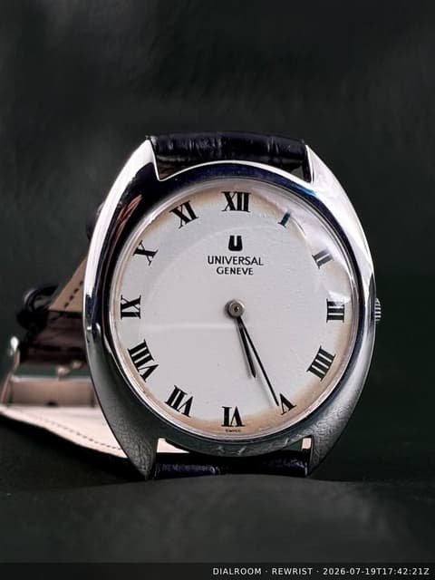 Universal Genève Ellipse - White Shadow Design