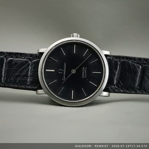 Omega Constellation Quartz - Rare Black Dial
